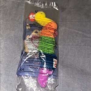 1998 TY Caterpillar Rainbow McDonalds Toy Plush